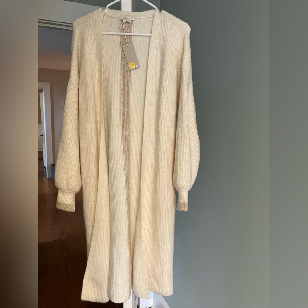 NWT Boden Longline Cardigan - Ivory